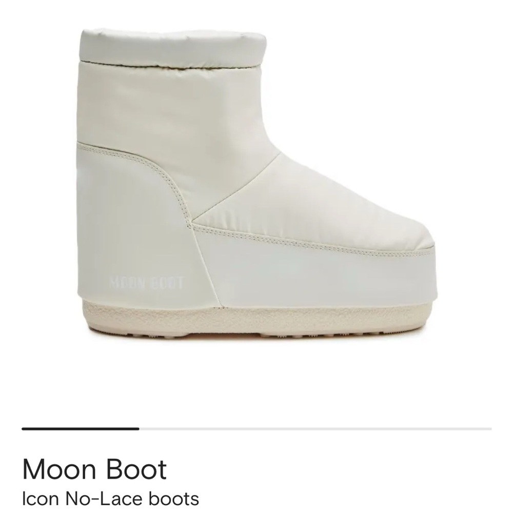 Moon Boot Women's Winter No-Lace Boots - Cream